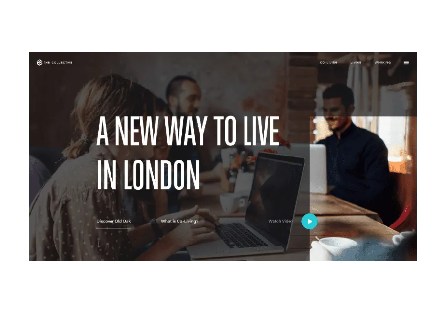 The Collective — Web design