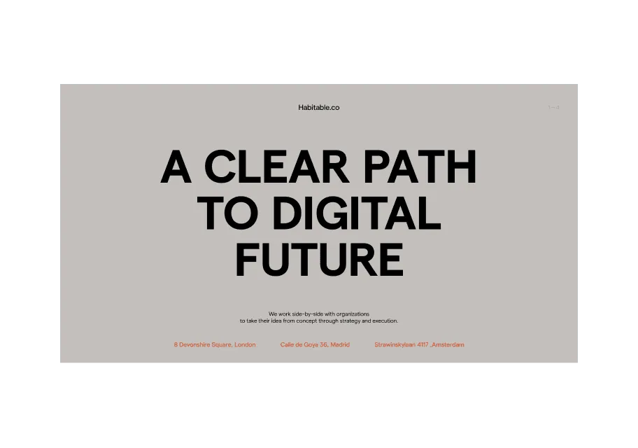 Habitable.co — Web design
