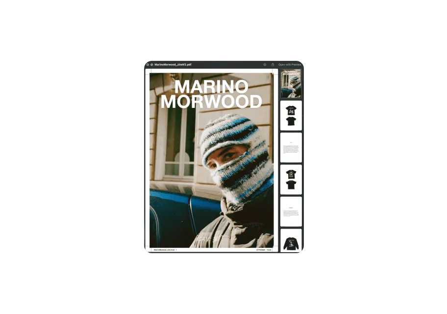 Marino Morwood — Print design