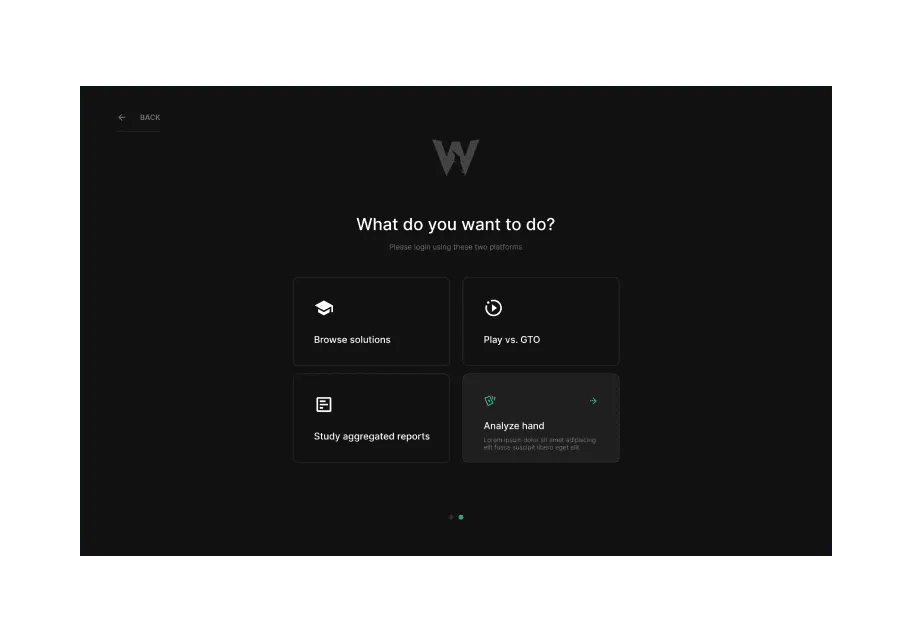 GTO Wizard — UI/UX design